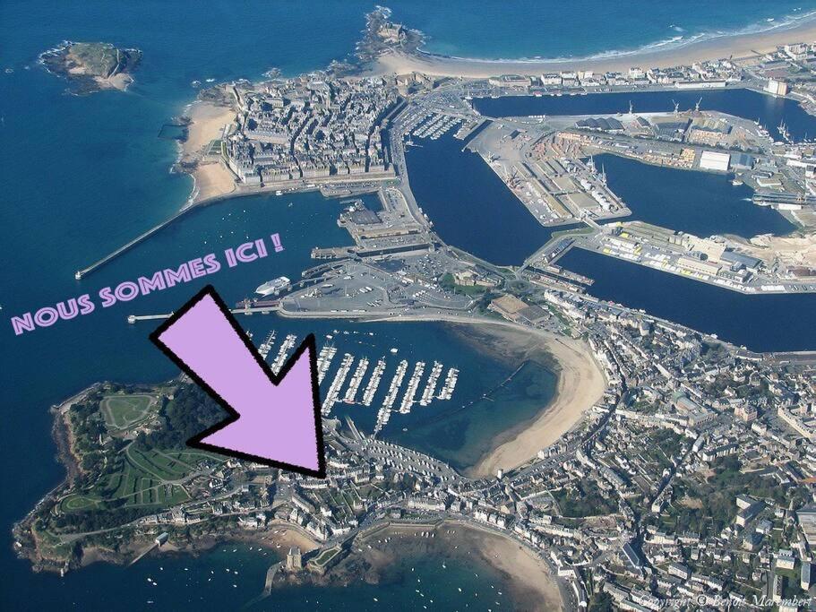 Appartement Moonrise - Plage 50M - Rue Gratuite Saint-Malo Zewnętrze zdjęcie